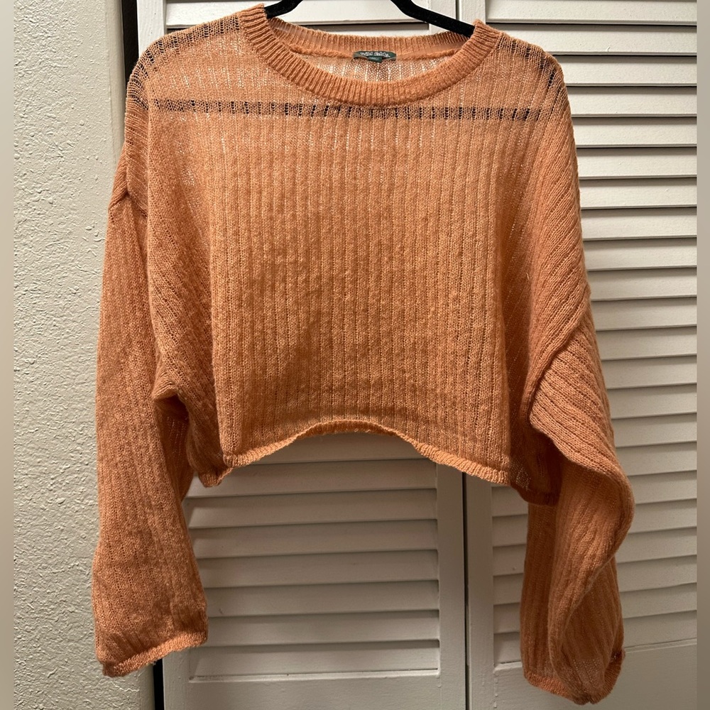 Open knit top
